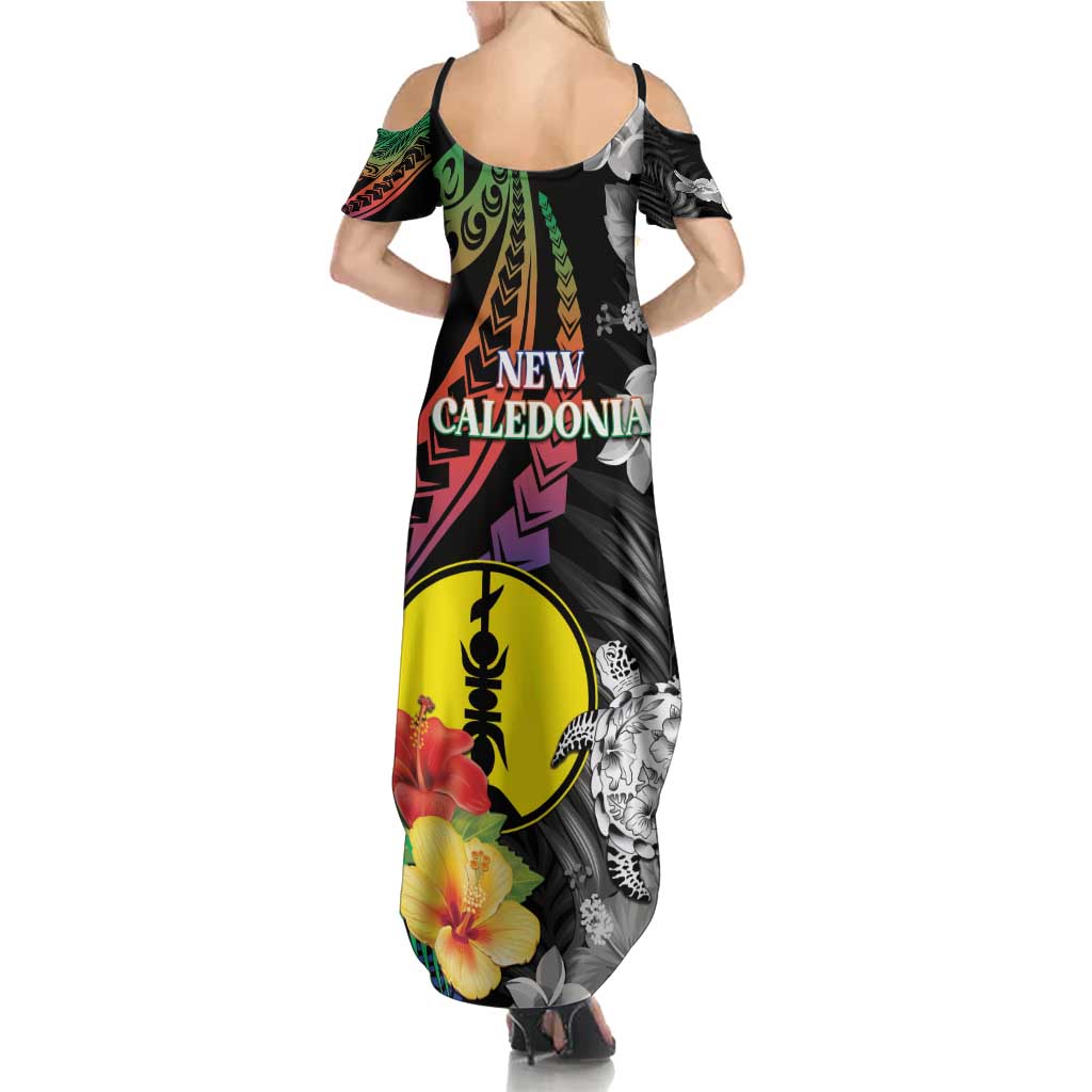 New Caledonia Bastille Day Family Matching Summer Maxi Dress and Hawaiian Shirt Tropical Turtle Hibiscus Polynesian Pattern LT05 - Polynesian Pride