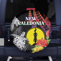 New Caledonia Bastille Day Spare Tire Cover Tropical Turtle Hibiscus Polynesian Pattern LT05 - Polynesian Pride