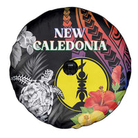 New Caledonia Bastille Day Spare Tire Cover Tropical Turtle Hibiscus Polynesian Pattern LT05 - Polynesian Pride