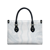 Samoa Lotu Tamaiti Leather Bag Teuila With Tribal Motifs