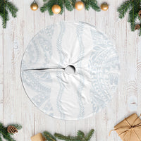 Samoa Lotu Tamaiti Tree Skirt Teuila With Tribal Motifs LT05 Casual White - Polynesian Pride