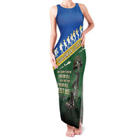 Solomon Islands Remembrance Day Family Matching Tank Maxi Dress and Hawaiian Shirt Lest We Forget LT05 Mom's Dress Green - Polynesian Pride