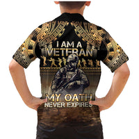 Polynesia Veterans Day Family Matching Mermaid Dress and Hawaiian Shirt Thank You Veterans Polynesian Pattern LT05 - Polynesian Pride