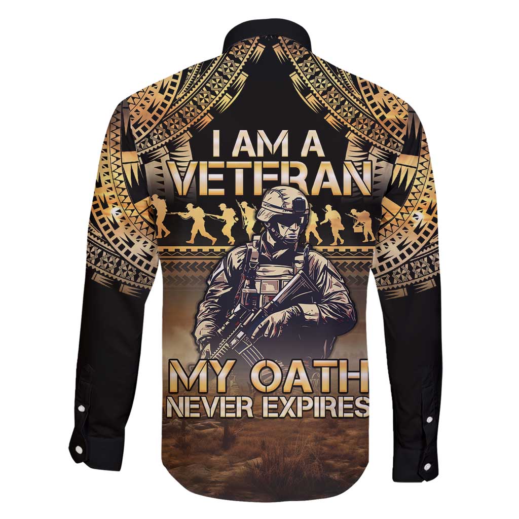 Polynesia Veterans Day Family Matching Short Sleeve Bodycon Dress and Hawaiian Shirt Thank You Veterans Polynesian Pattern LT05 - Polynesian Pride
