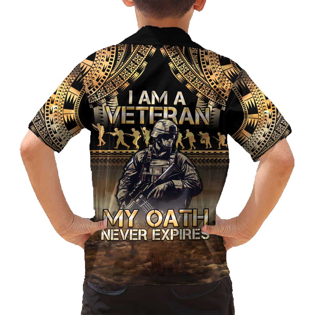 Polynesia Veterans Day Family Matching Summer Maxi Dress and Hawaiian Shirt Thank You Veterans Polynesian Pattern LT05 - Polynesian Pride