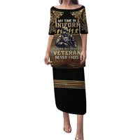 Polynesia Veterans Day Puletasi Thank You Veterans Polynesian Pattern