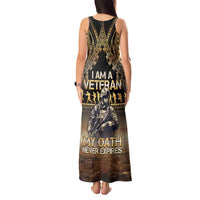 Polynesia Veterans Day Tank Maxi Dress Thank You Veterans Polynesian Pattern