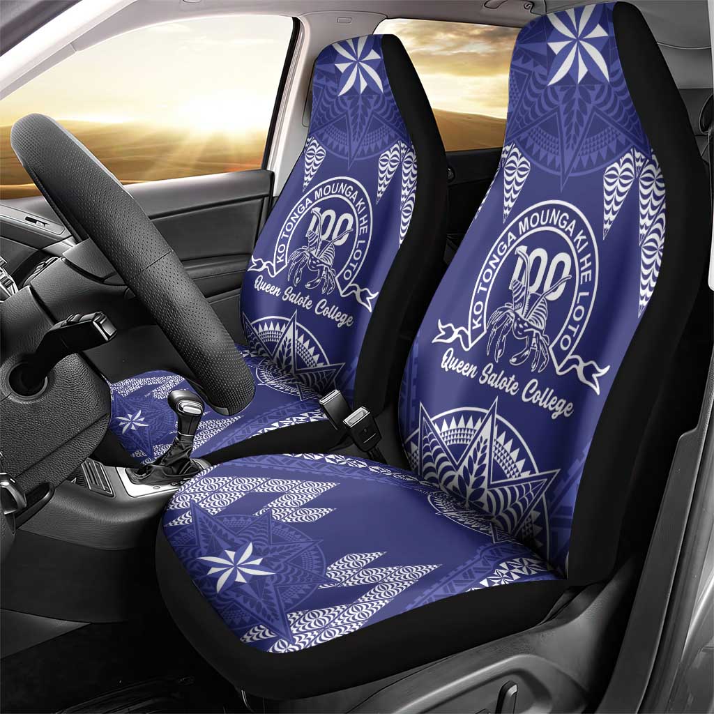Queen Salote College Centenary Car Seat Cover Tongan Kupesi Pattern LT05 - Polynesian Pride