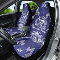 Queen Salote College Centenary Car Seat Cover Tongan Kupesi Pattern LT05 - Polynesian Pride