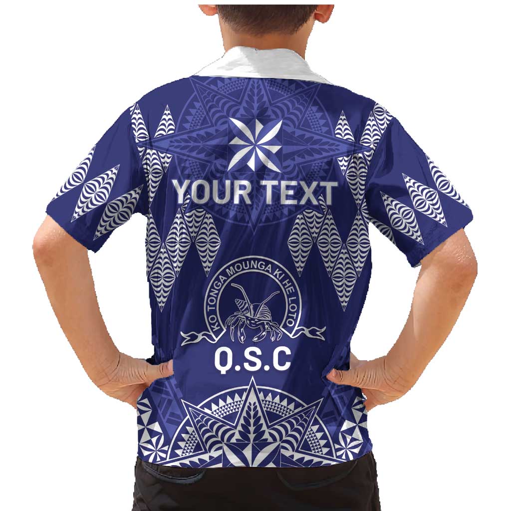 Personalised Queen Salote College Centenary Family Matching Mermaid Dress and Hawaiian Shirt Tongan Kupesi Pattern LT05 - Polynesian Pride