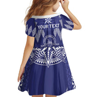 Personalised Queen Salote College Centenary Family Matching Summer Maxi Dress and Hawaiian Shirt Tongan Kupesi Pattern LT05 - Polynesian Pride