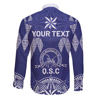 Personalised Queen Salote College Centenary Family Matching Summer Maxi Dress and Hawaiian Shirt Tongan Kupesi Pattern LT05 - Polynesian Pride