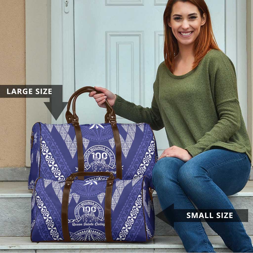 Queen Salote College Centenary Travel Bag Tongan Kupesi Pattern - Polynesian Pride