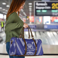 Queen Salote College Centenary Travel Bag Tongan Kupesi Pattern - Polynesian Pride