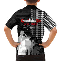 Pearl Harbor Remembrance Day Family Matching Off Shoulder Maxi Dress and Hawaiian Shirt USS Arizona In Memory With Polynesian Pattern LT05 - Polynesian Pride