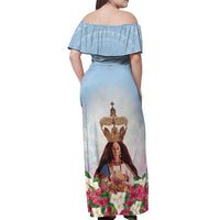 Guam Patroness Off Shoulder Maxi Dress The Legend Santa Marian Kamalen
