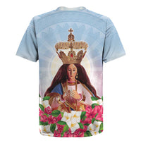 Guam Patroness Rugby Jersey The Legend Santa Marian Kamalen LT05 - Polynesian Pride