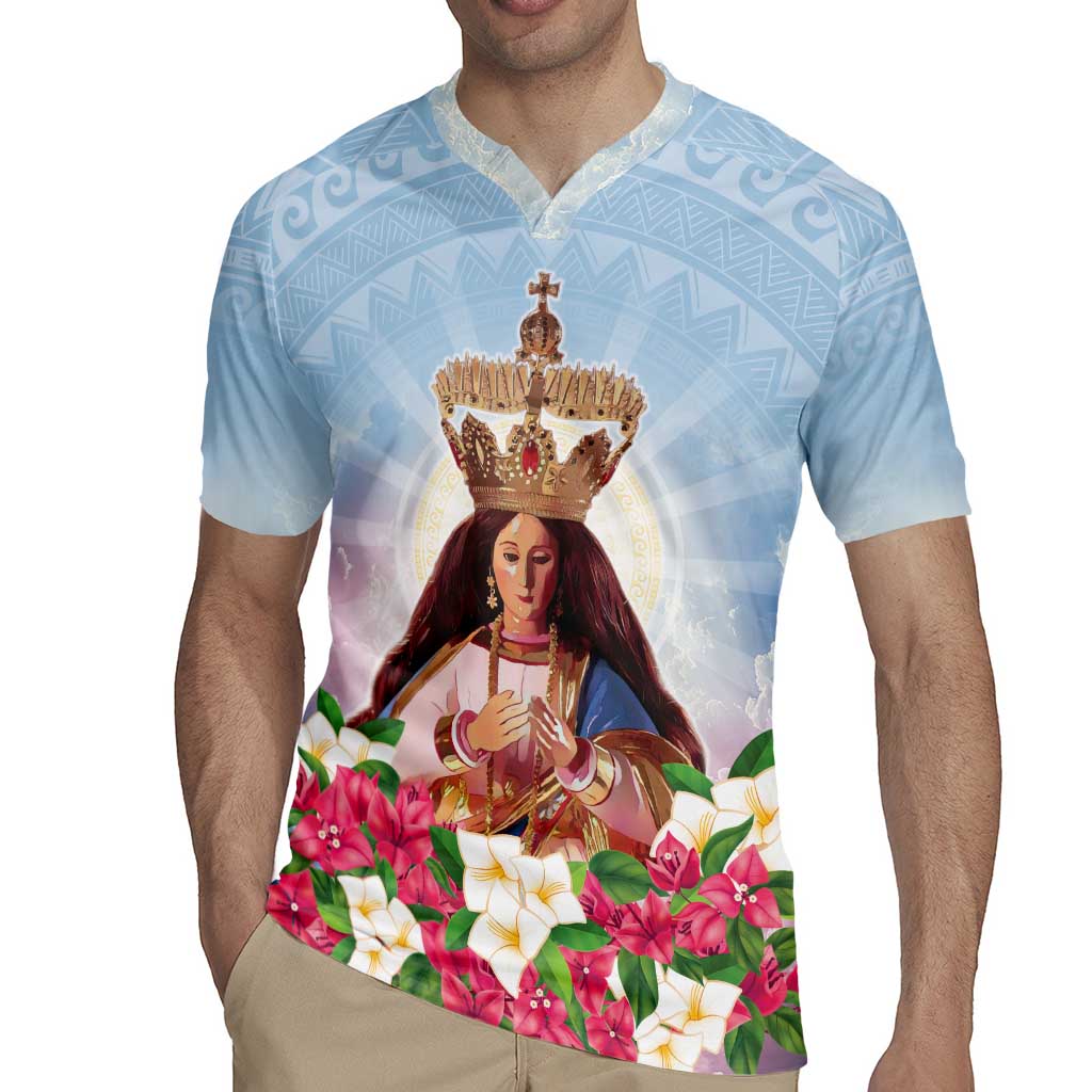 Guam Patroness Rugby Jersey The Legend Santa Marian Kamalen LT05 - Polynesian Pride