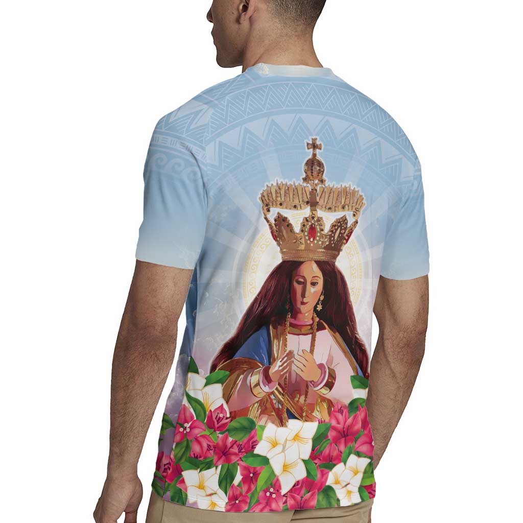Guam Patroness Rugby Jersey The Legend Santa Marian Kamalen LT05 - Polynesian Pride