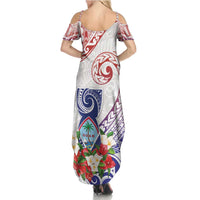 Happy Guam Santa Marian Kamalen Day Family Matching Summer Maxi Dress and Hawaiian Shirt LT05 - Polynesian Pride