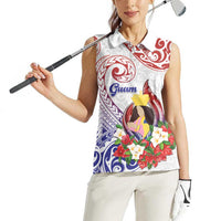 Happy Guam Santa Marian Kamalen Day Women Sleeveless Polo Shirt LT05 - Polynesian Pride