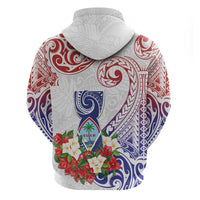 Happy Guam Santa Marian Kamalen Day Zip Hoodie LT05 - Polynesian Pride