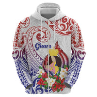 Happy Guam Santa Marian Kamalen Day Zip Hoodie LT05 - Polynesian Pride