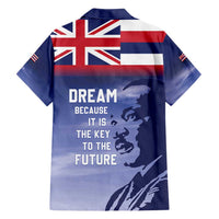 Hawaii MLK Day Family Matching Long Sleeve Bodycon Dress and Hawaiian Shirt