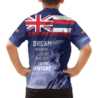 Hawaii MLK Day Family Matching Off The Shoulder Long Sleeve Dress and Hawaiian Shirt LT05 - Polynesian Pride