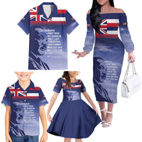Hawaii MLK Day Family Matching Off The Shoulder Long Sleeve Dress and Hawaiian Shirt LT05 - Polynesian Pride