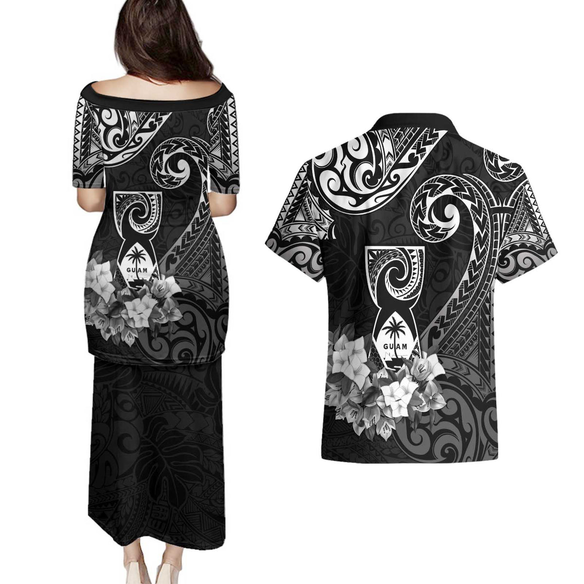 Guam MLK Day Couples Matching Puletasi and Hawaiian Shirt The Legacy Of MLK LT05 - Polynesian Pride