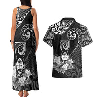 Guam MLK Day Couples Matching Tank Maxi Dress and Hawaiian Shirt The Legacy Of MLK LT05 - Polynesian Pride