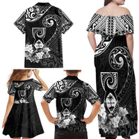 Guam MLK Day Family Matching Off Shoulder Maxi Dress and Hawaiian Shirt The Legacy Of MLK LT05 - Polynesian Pride
