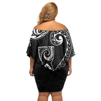 Guam MLK Day Family Matching Off Shoulder Short Dress and Hawaiian Shirt The Legacy Of MLK LT05 - Polynesian Pride