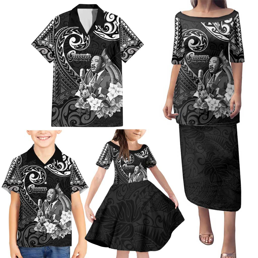 Guam MLK Day Family Matching Puletasi and Hawaiian Shirt The Legacy Of MLK LT05 - Polynesian Pride