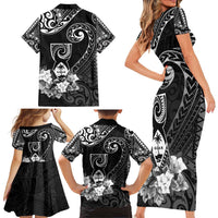 Guam MLK Day Family Matching Short Sleeve Bodycon Dress and Hawaiian Shirt The Legacy Of MLK LT05 - Polynesian Pride