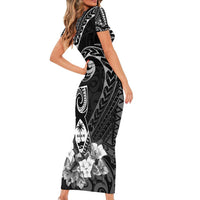 Guam MLK Day Family Matching Short Sleeve Bodycon Dress and Hawaiian Shirt The Legacy Of MLK LT05 - Polynesian Pride