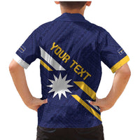 Personalised Happy Nauru Independence Day Family Matching Mermaid Dress and Hawaiian Shirt Polynesian Pattern LT05 - Polynesian Pride