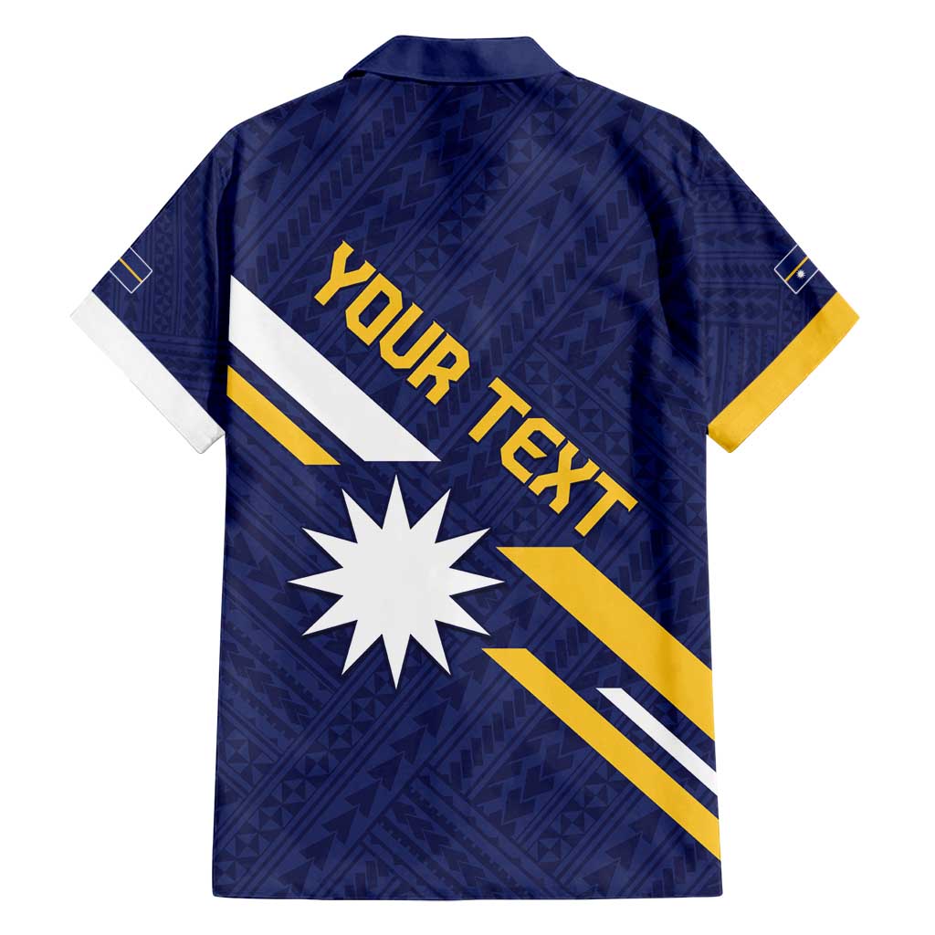 Personalised Happy Nauru Independence Day Family Matching Tank Maxi Dress and Hawaiian Shirt Polynesian Pattern LT05 - Polynesian Pride