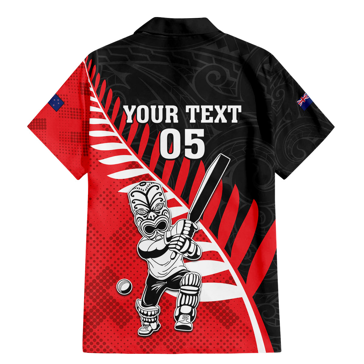 Custom New Zealand Canterbury Cricket Family Matching Mermaid Dress and Hawaiian Shirt With Maori Pattern LT05 - Polynesian Pride