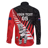 Custom New Zealand Canterbury Cricket Family Matching Mermaid Dress and Hawaiian Shirt With Maori Pattern LT05 - Polynesian Pride