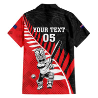 Custom New Zealand Canterbury Cricket Family Matching Off Shoulder Maxi Dress and Hawaiian Shirt With Maori Pattern LT05 - Polynesian Pride
