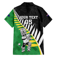 Custom New Zealand Central Districts Cricket Hawaiian Shirt With Maori Pattern LT05 - Polynesian Pride