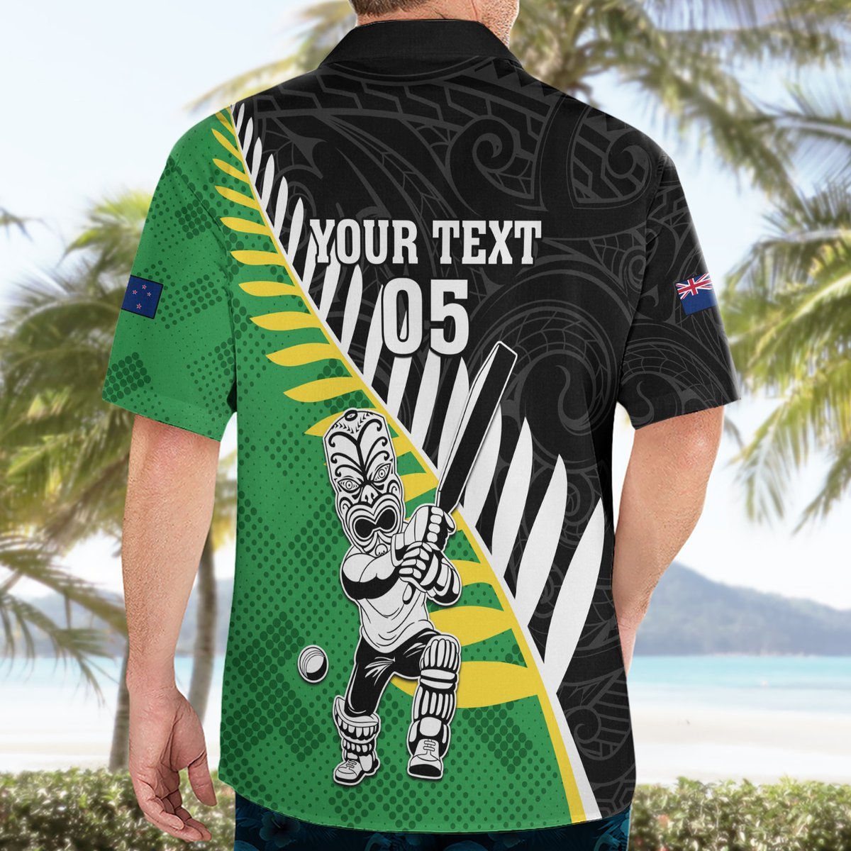 Custom New Zealand Central Districts Cricket Hawaiian Shirt With Maori Pattern LT05 - Polynesian Pride