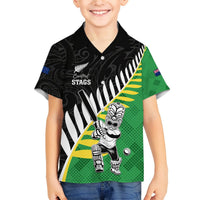 Custom New Zealand Central Districts Cricket Hawaiian Shirt With Maori Pattern LT05 - Polynesian Pride
