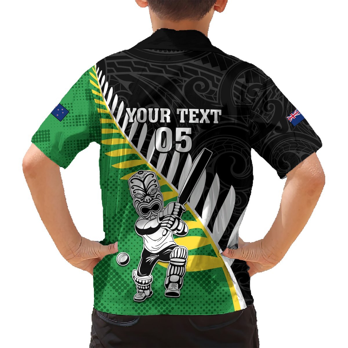 Custom New Zealand Central Districts Cricket Hawaiian Shirt With Maori Pattern LT05 - Polynesian Pride