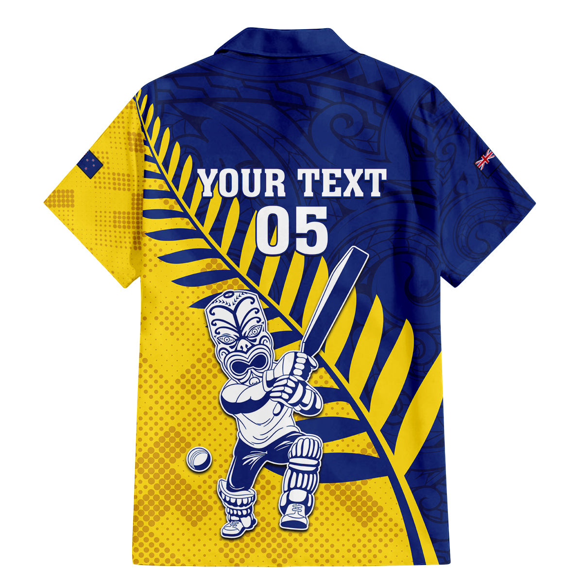 Custom New Zealand Otago Cricket Family Matching Mermaid Dress and Hawaiian Shirt With Maori Pattern LT05 - Polynesian Pride