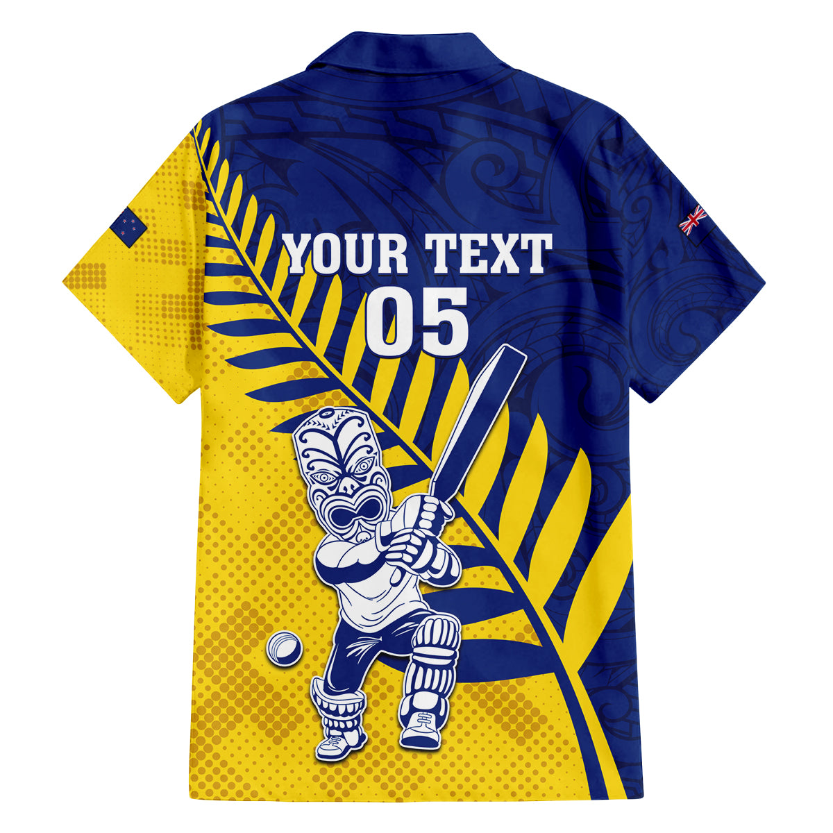 Custom New Zealand Otago Cricket Family Matching Summer Maxi Dress and Hawaiian Shirt With Maori Pattern LT05 - Polynesian Pride