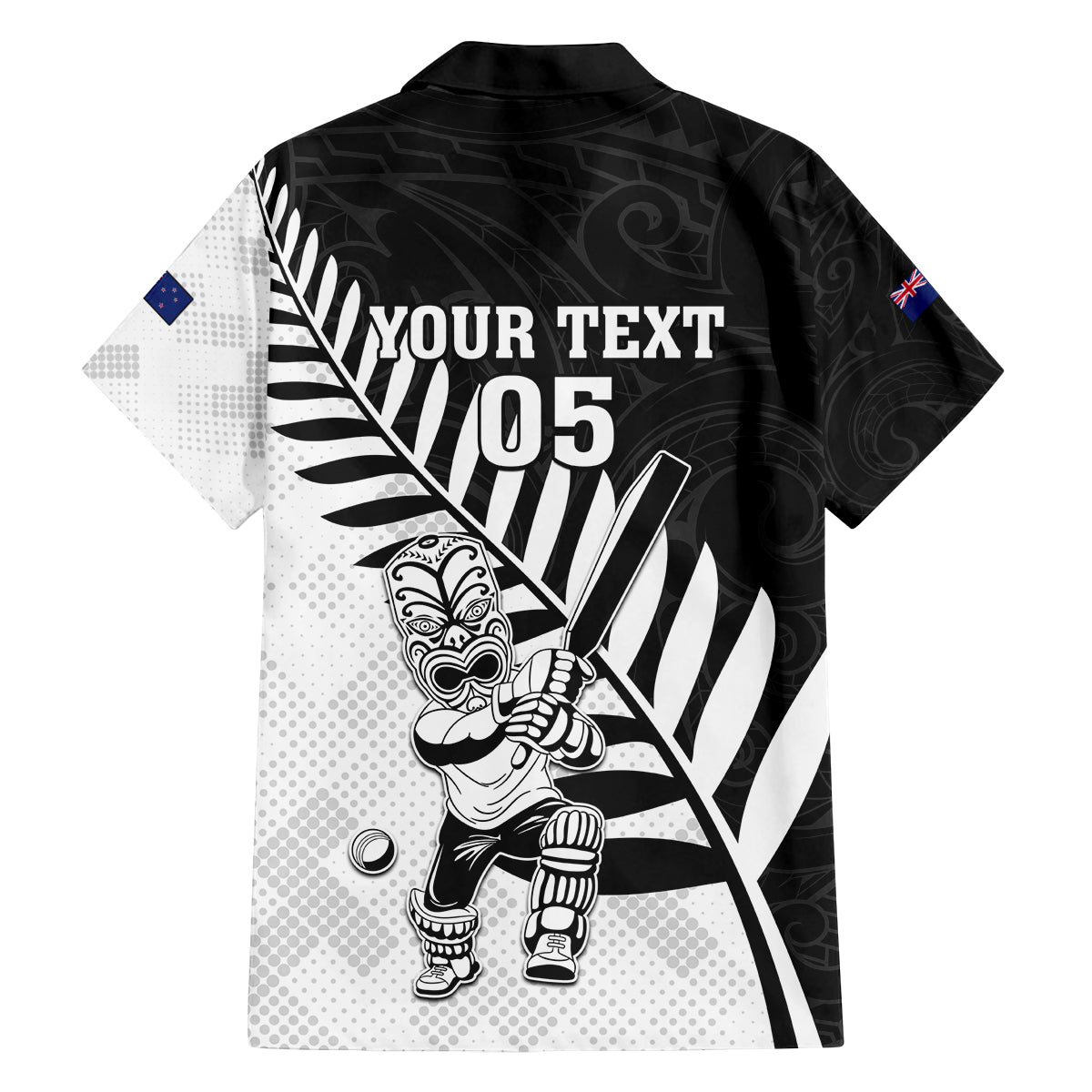 Custom New Zealand Cricket Family Matching Puletasi and Hawaiian Shirt With Maori Pattern LT05 - Polynesian Pride