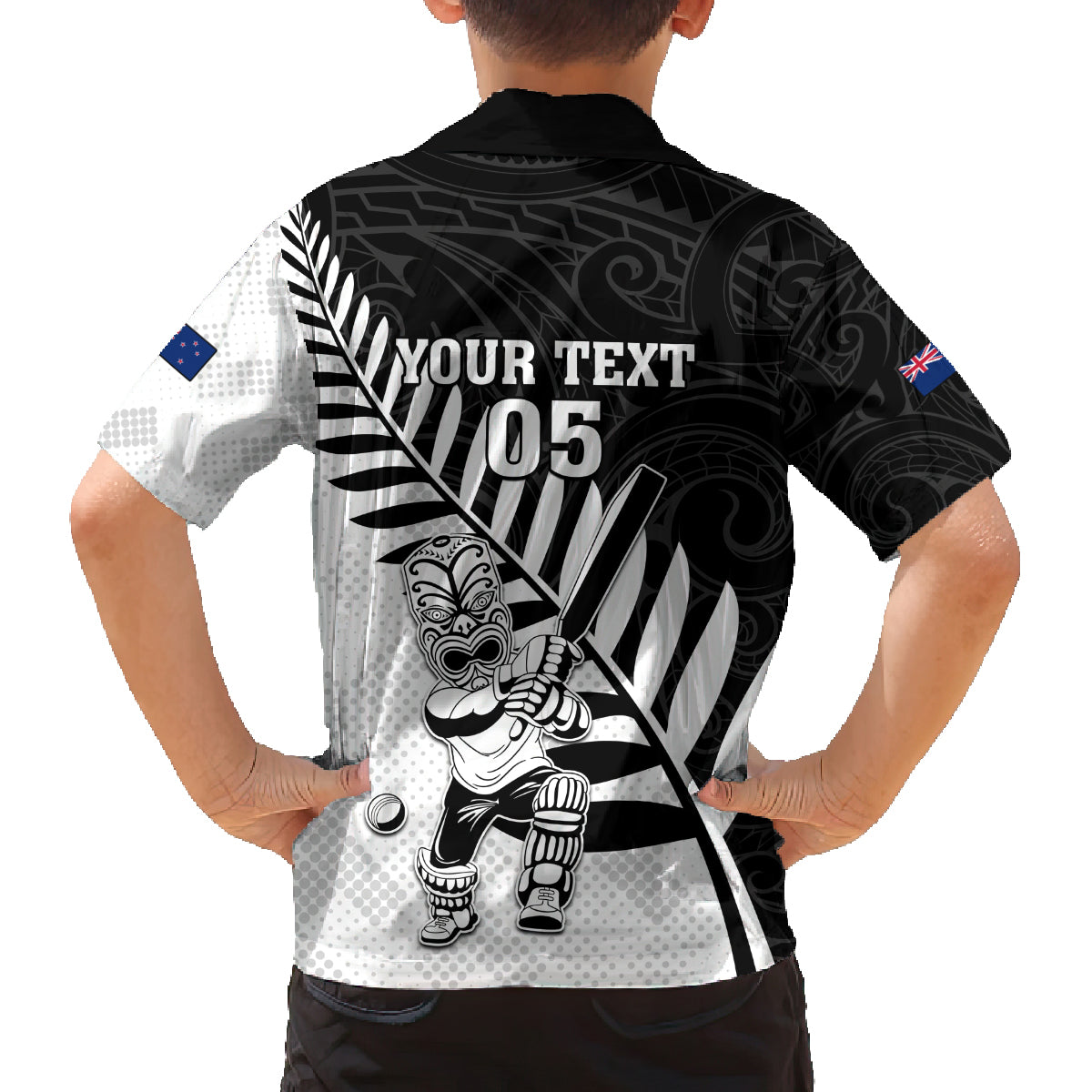 Custom New Zealand Cricket Family Matching Summer Maxi Dress and Hawaiian Shirt With Maori Pattern LT05 - Polynesian Pride